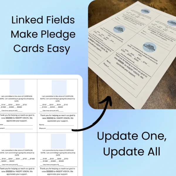 pledge card word template